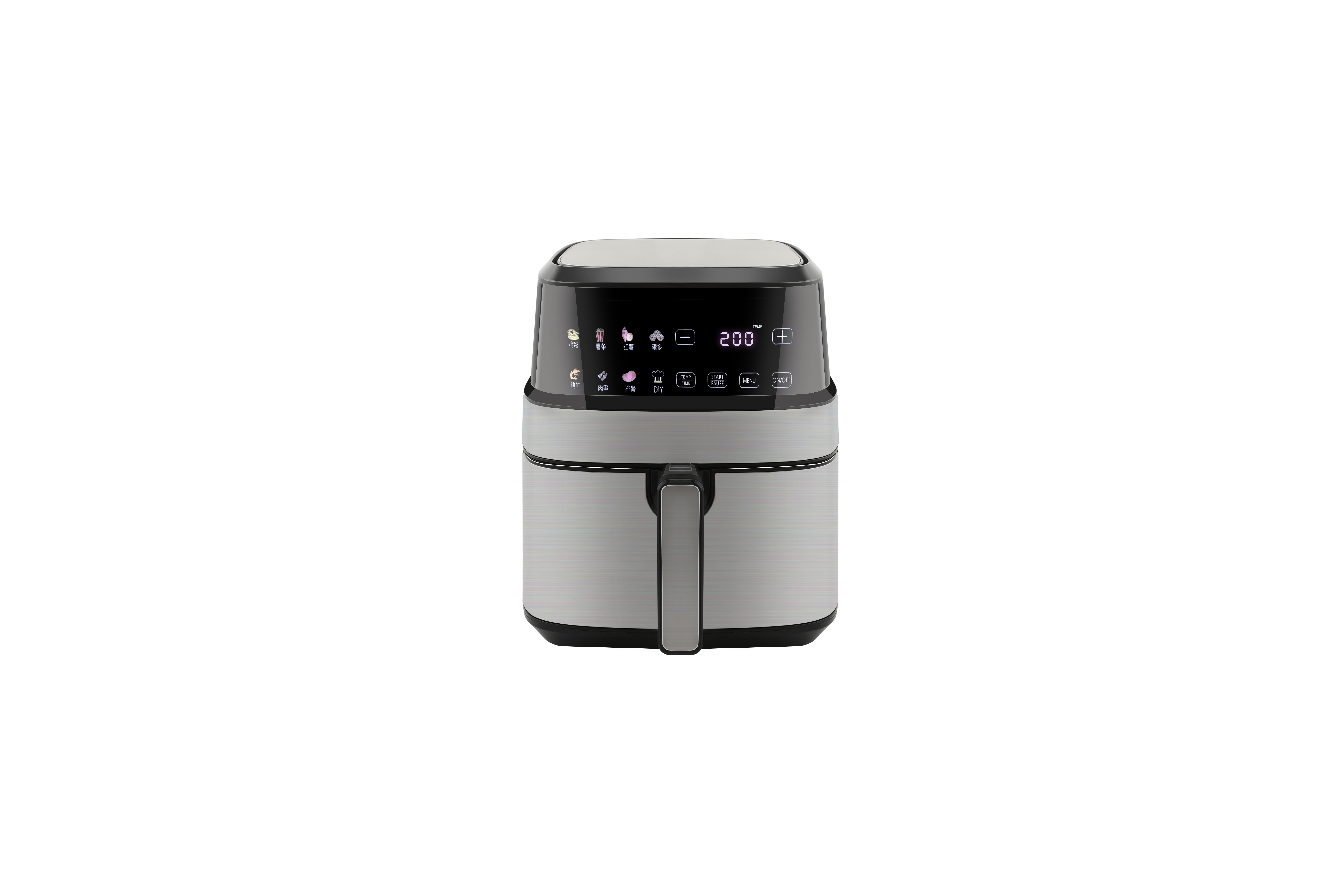 4.5l home digital air fryer